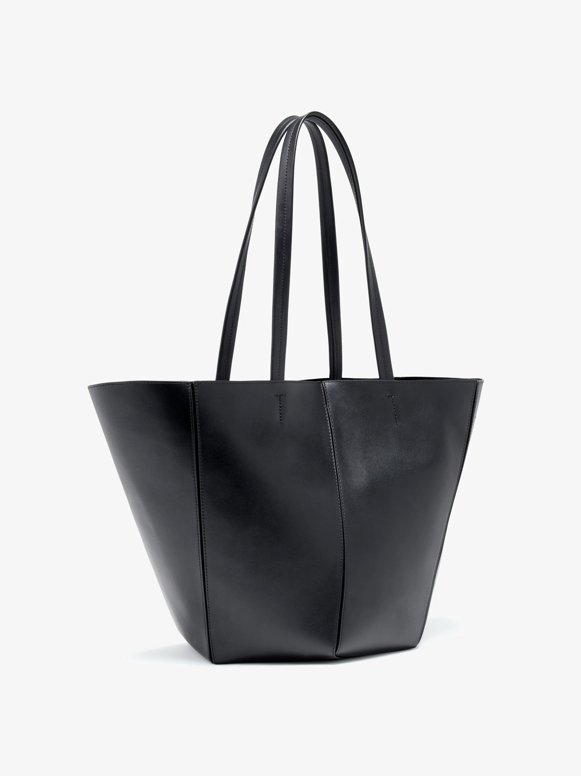 Proenza Schouler Hex Tote in Smooth Calf - Black