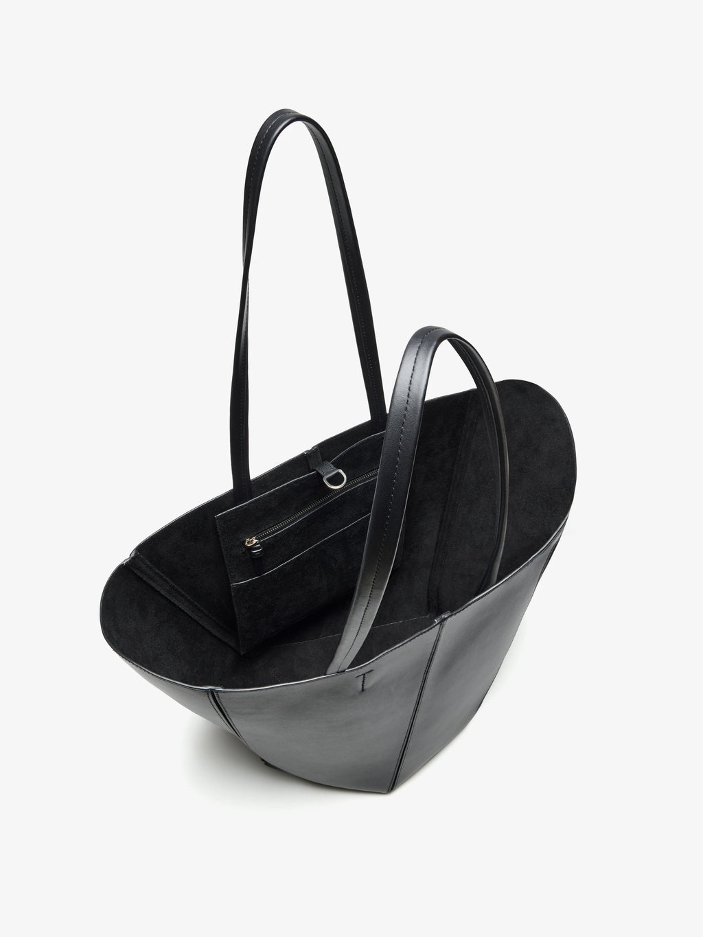 Proenza Schouler Hex Tote in Smooth Calf - Black