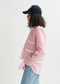 Essentiel Antwerp Tweed Jacket with Velvet Trim - Pink