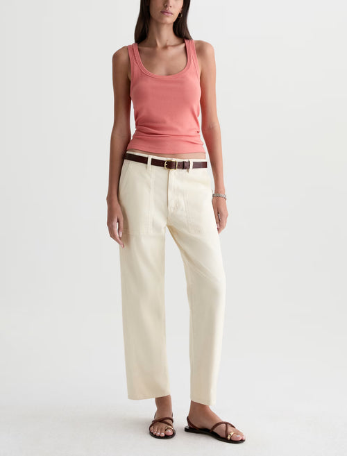 AG Analeigh Pant Mid-Rise Utility - Opal Stone