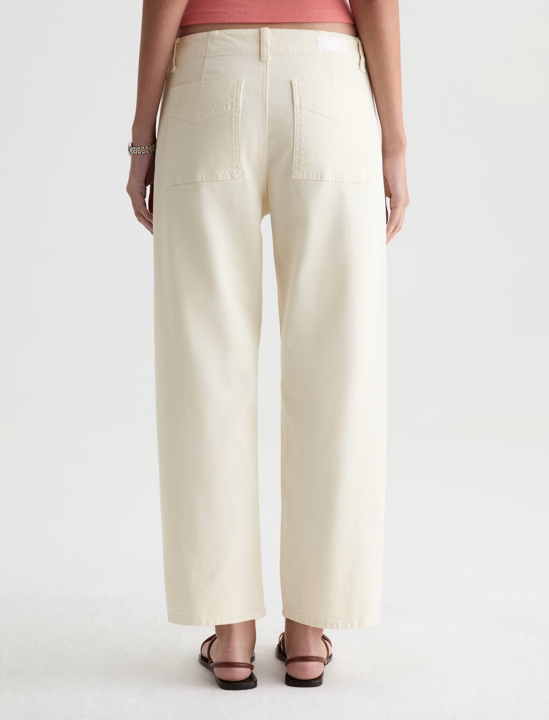 AG Analeigh Pant Mid-Rise Utility - Opal Stone