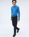 Rag & Bone Lightweight Harding Cashmere Crew - Blue