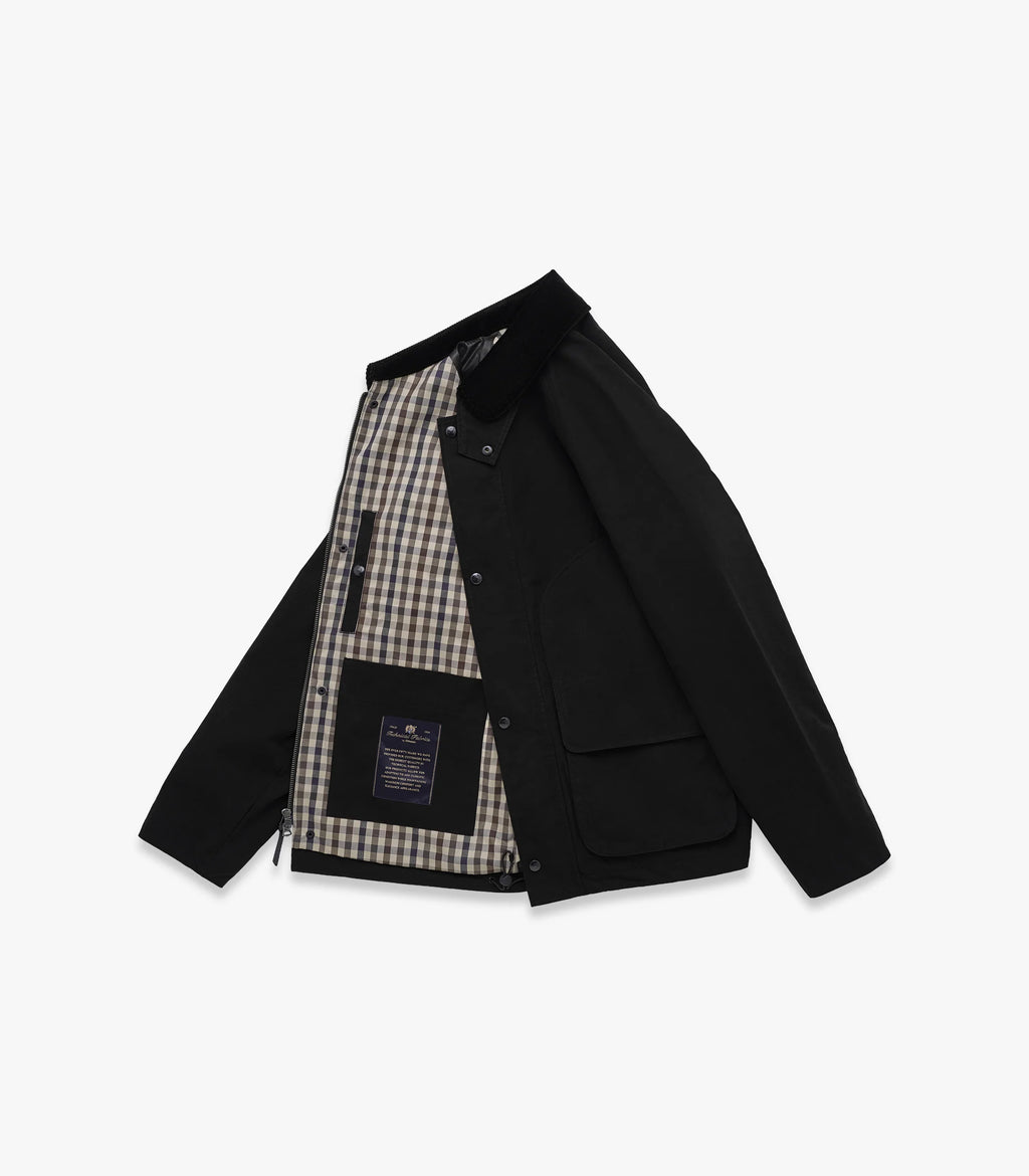 Knickerbocker Highland Dry-Wax Cotton & Nylon Coat - Black