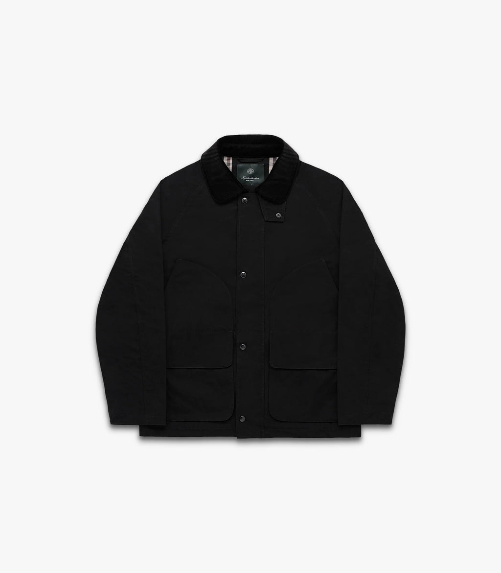 Knickerbocker Highland Dry-Wax Cotton & Nylon Coat - Black