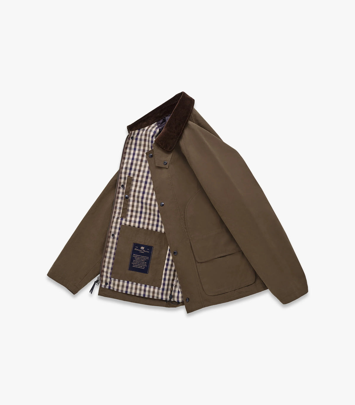 Knickerbocker Highland Dry-Wax Cotton & Nylon Coat - Oak Brown