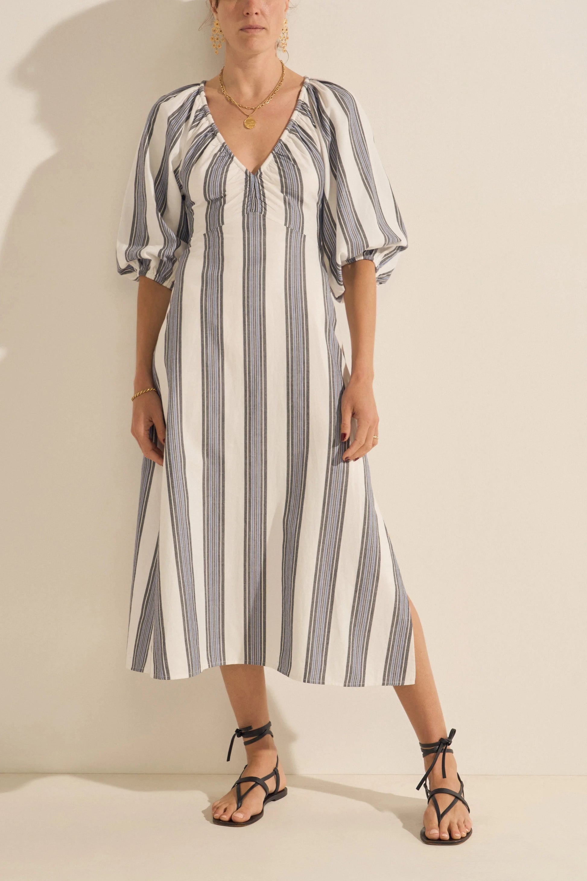 Ilio Nema Semele Dress  - Chios Stripe
