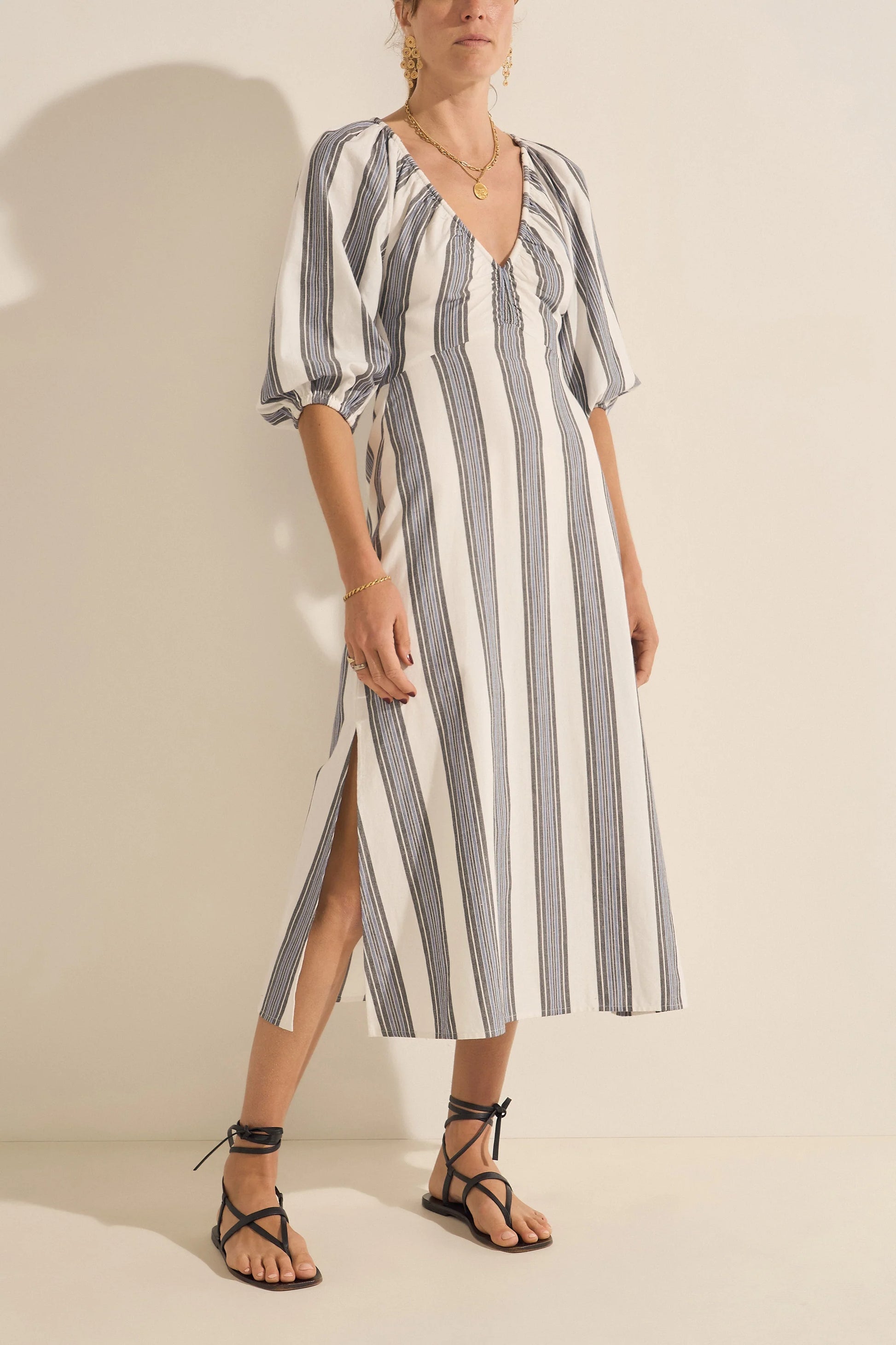 Ilio Nema Semele Dress  - Chios Stripe