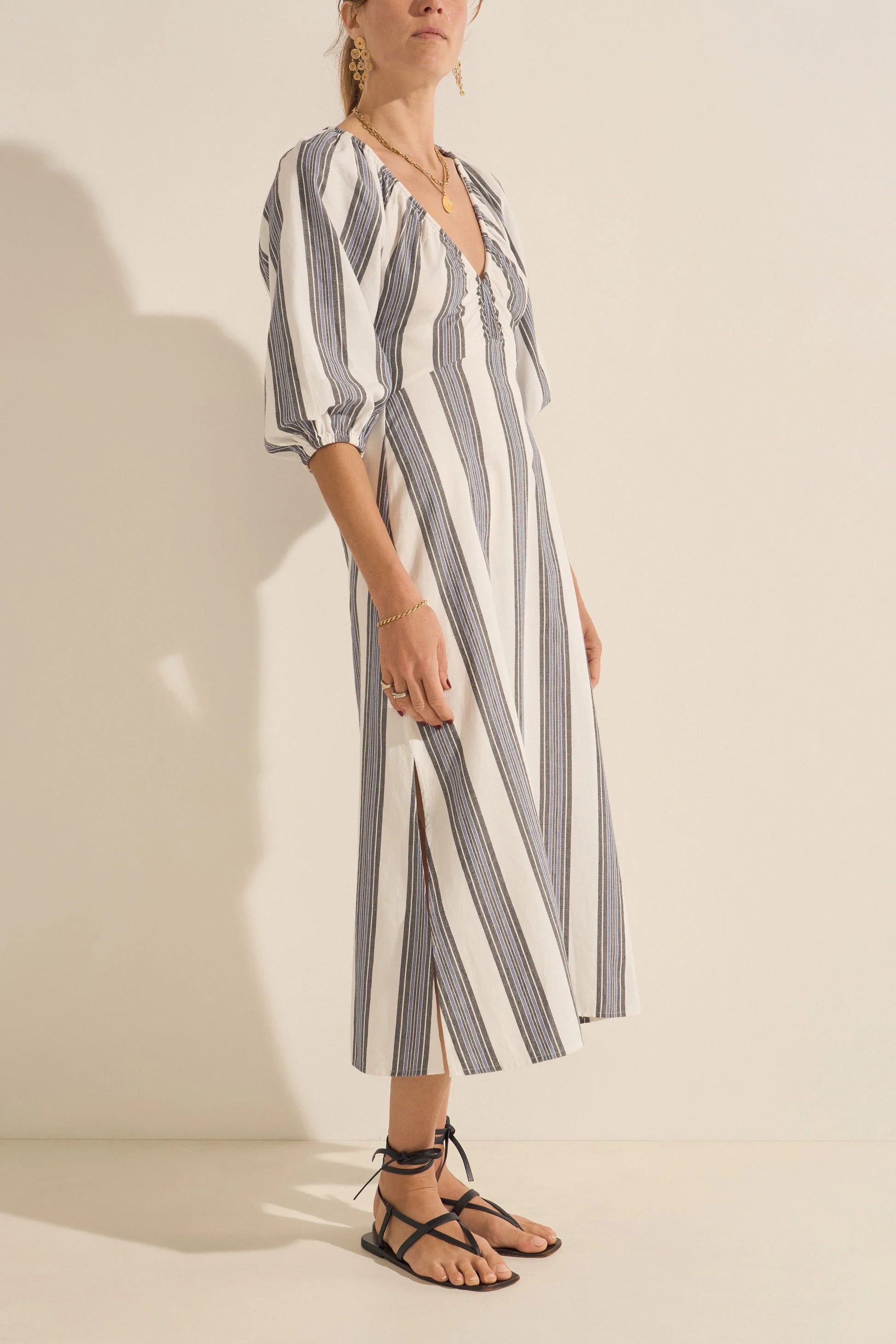 Ilio Nema Semele Dress  - Chios Stripe