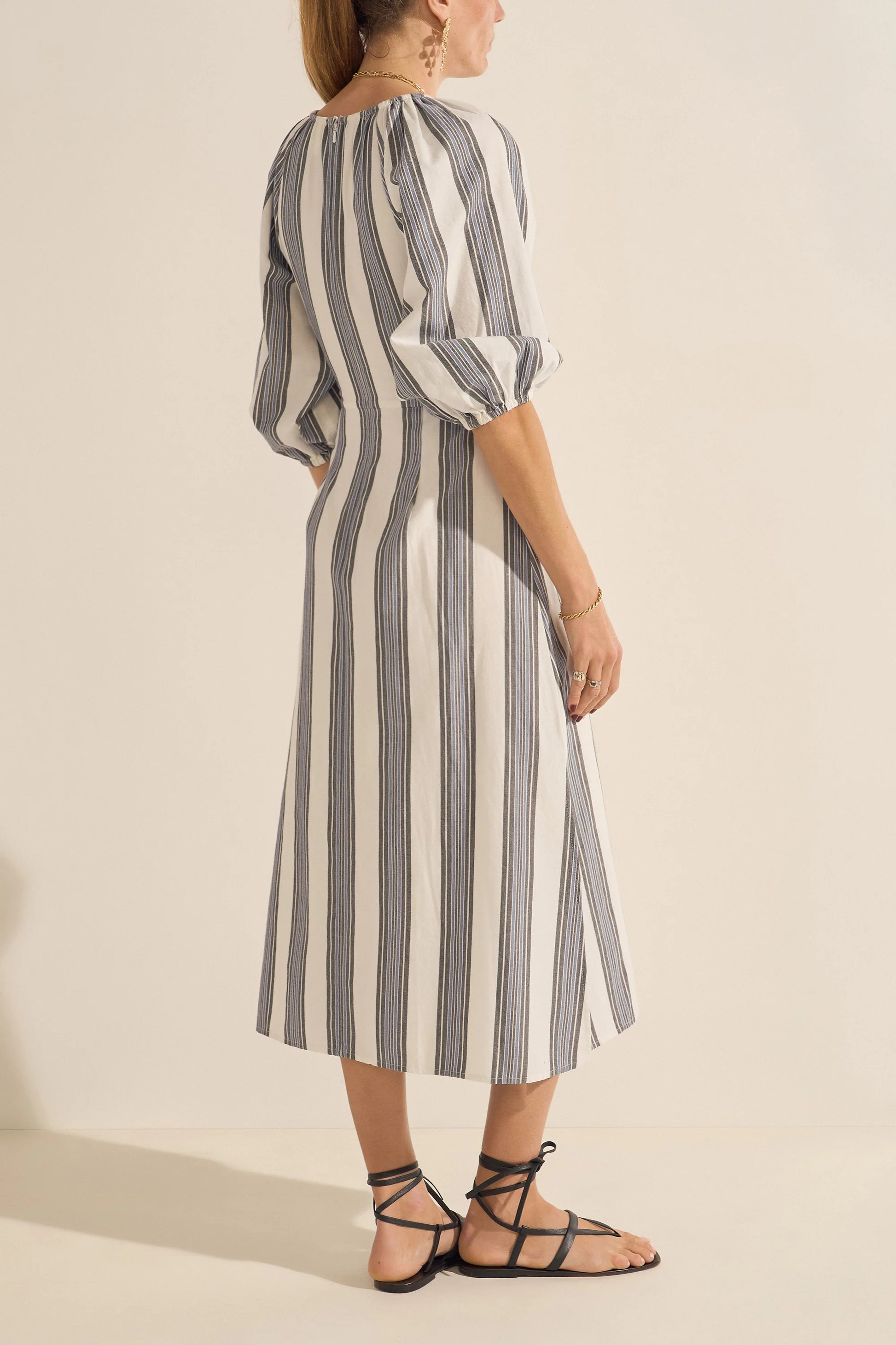 Ilio Nema Semele Dress  - Chios Stripe