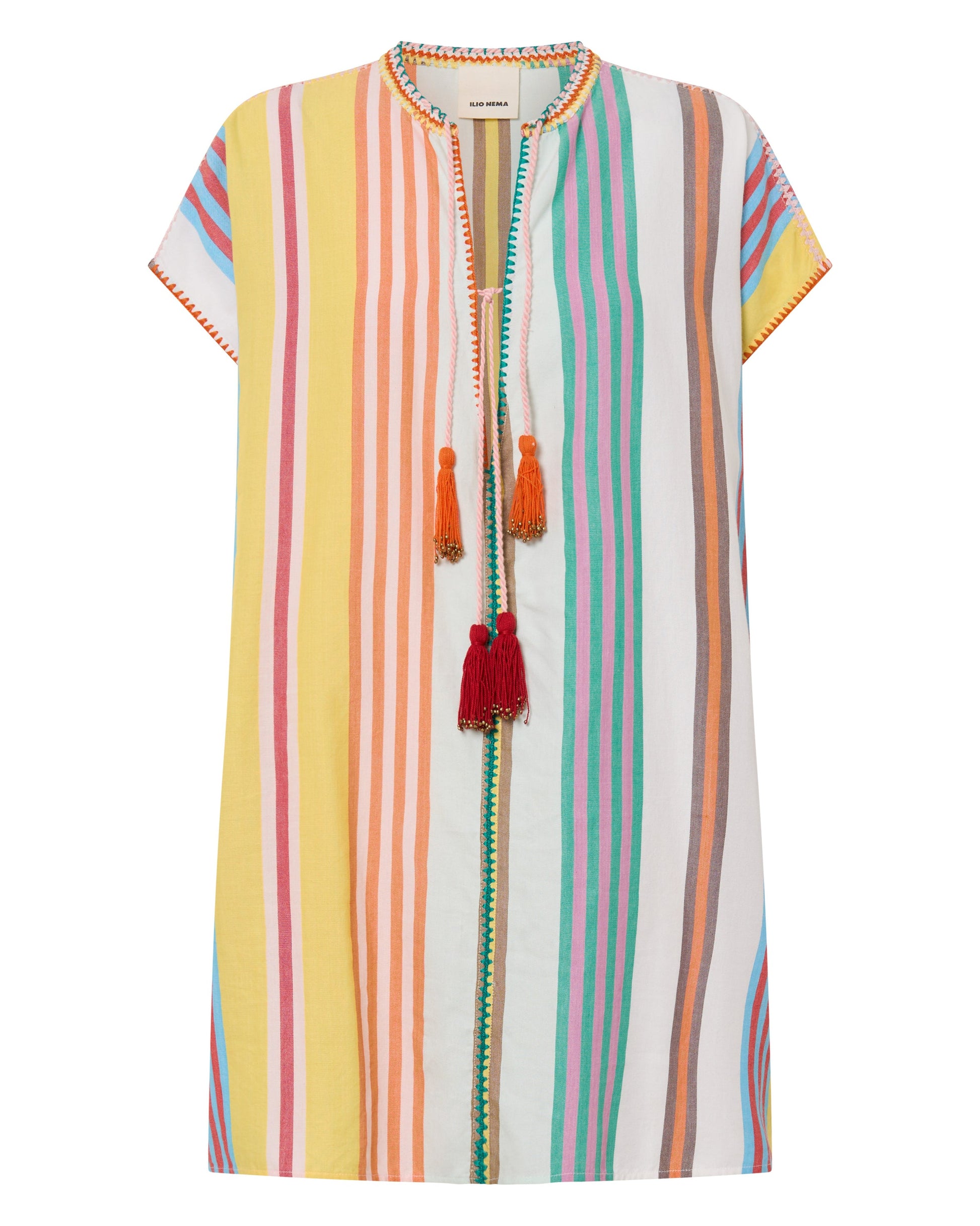 Ilio Nema Zelos Caftan in Heraklion Stripe
