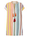 Ilio Nema Zelos Caftan in Heraklion Stripe