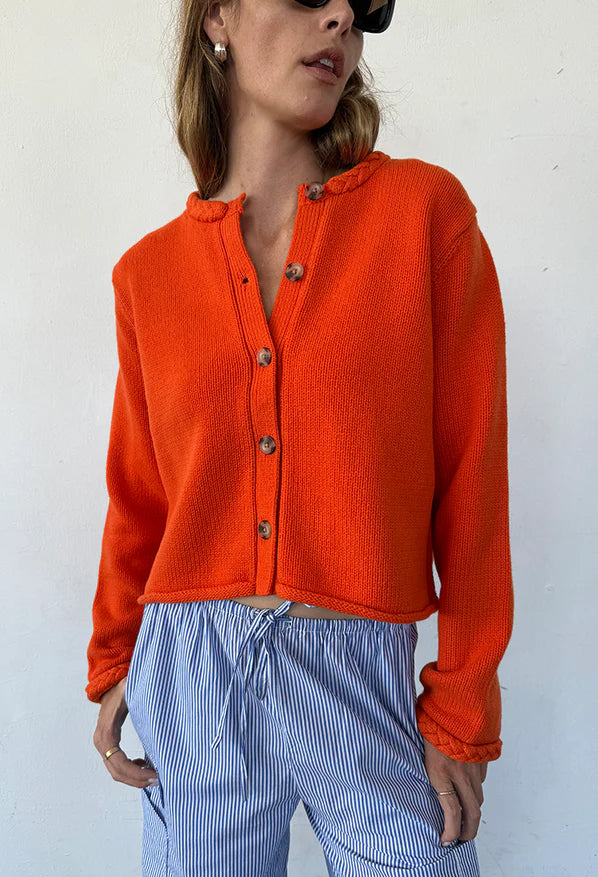 Ciao Lucia Doris Cardigan Persimmon Wool