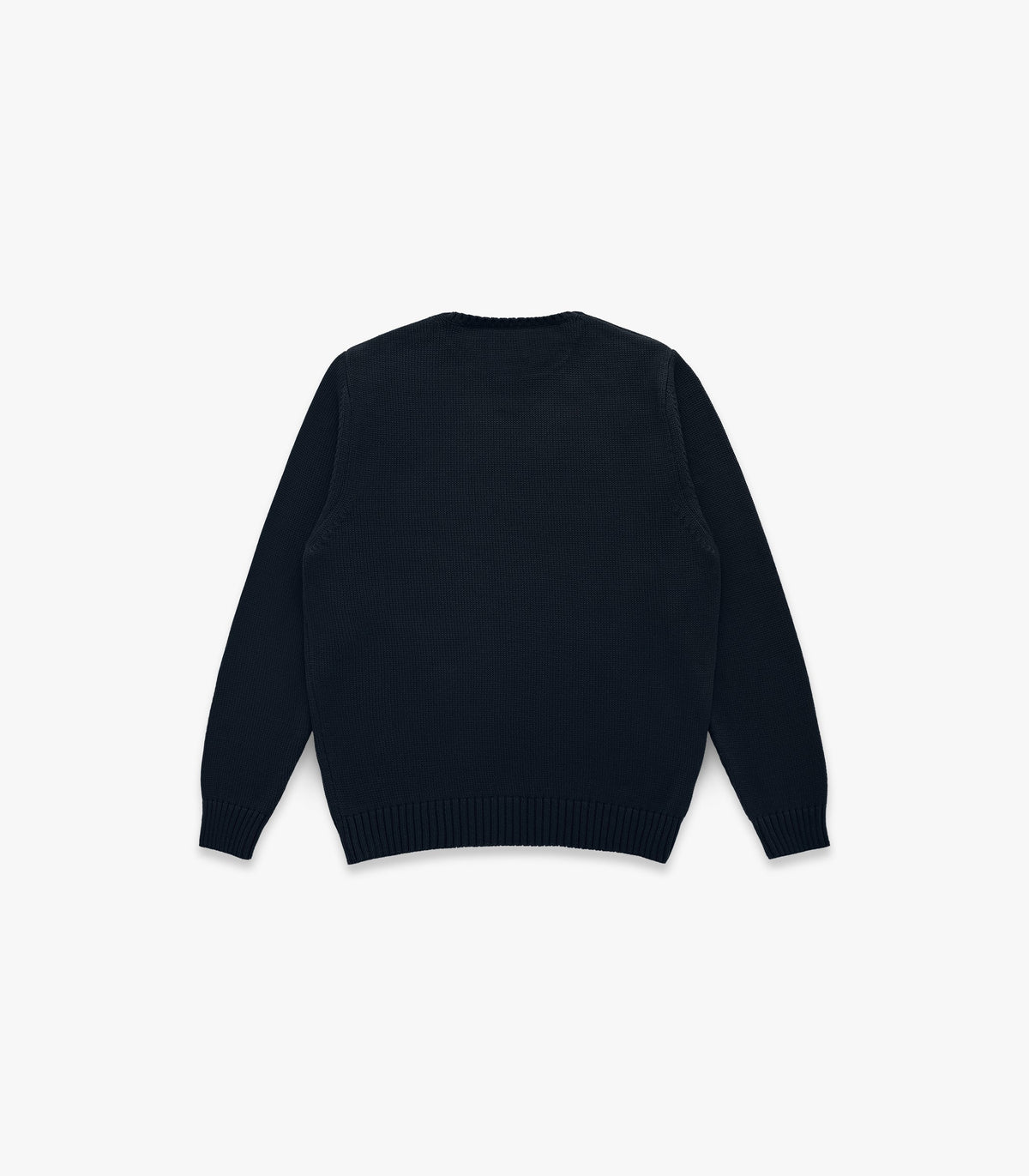 Knickerbocker Ivy Cotton Sweater - Navy