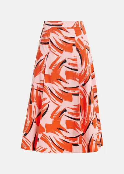 Essentiel Antwerp Jaelyn Midi-Skirt - Light Pink/Orange