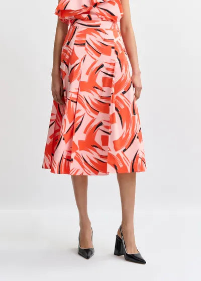 Essentiel Antwerp Jaelyn Midi-Skirt - Light Pink/Orange