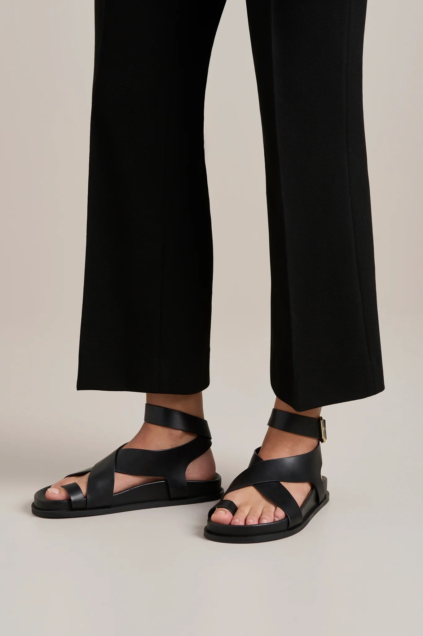 A.Emery The Jalen Sandal - Black