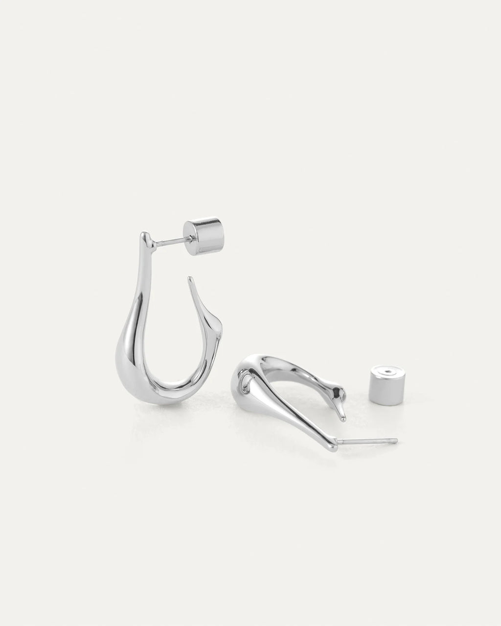 Jenny Bird Colette Hoop Earrings - Small - Silver