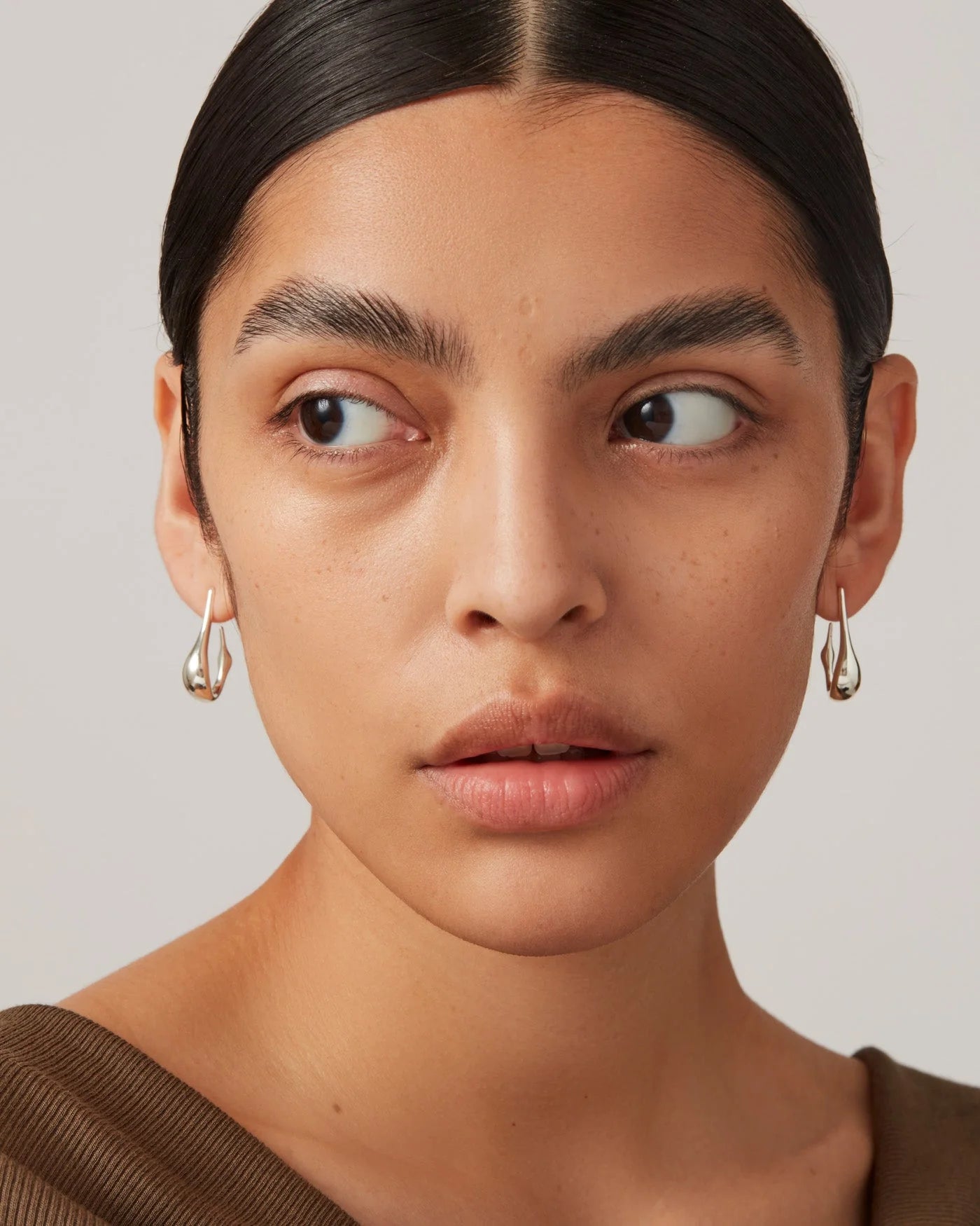 Jenny Bird Colette Hoop Earrings - Small - Silver