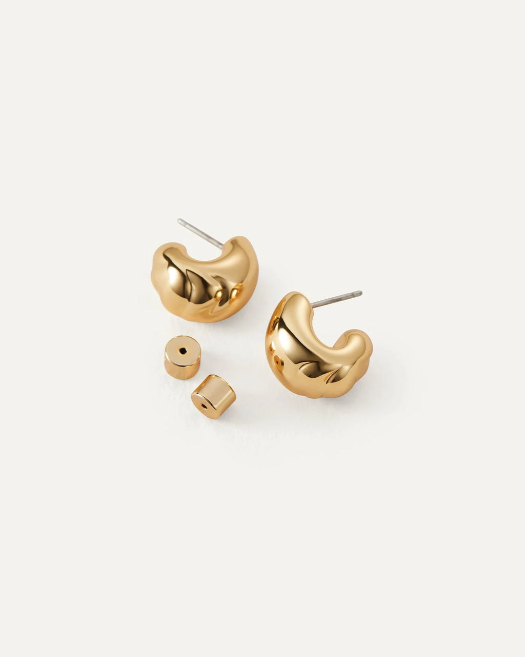 Jenny Bird Small Nelle Hoops - Gold