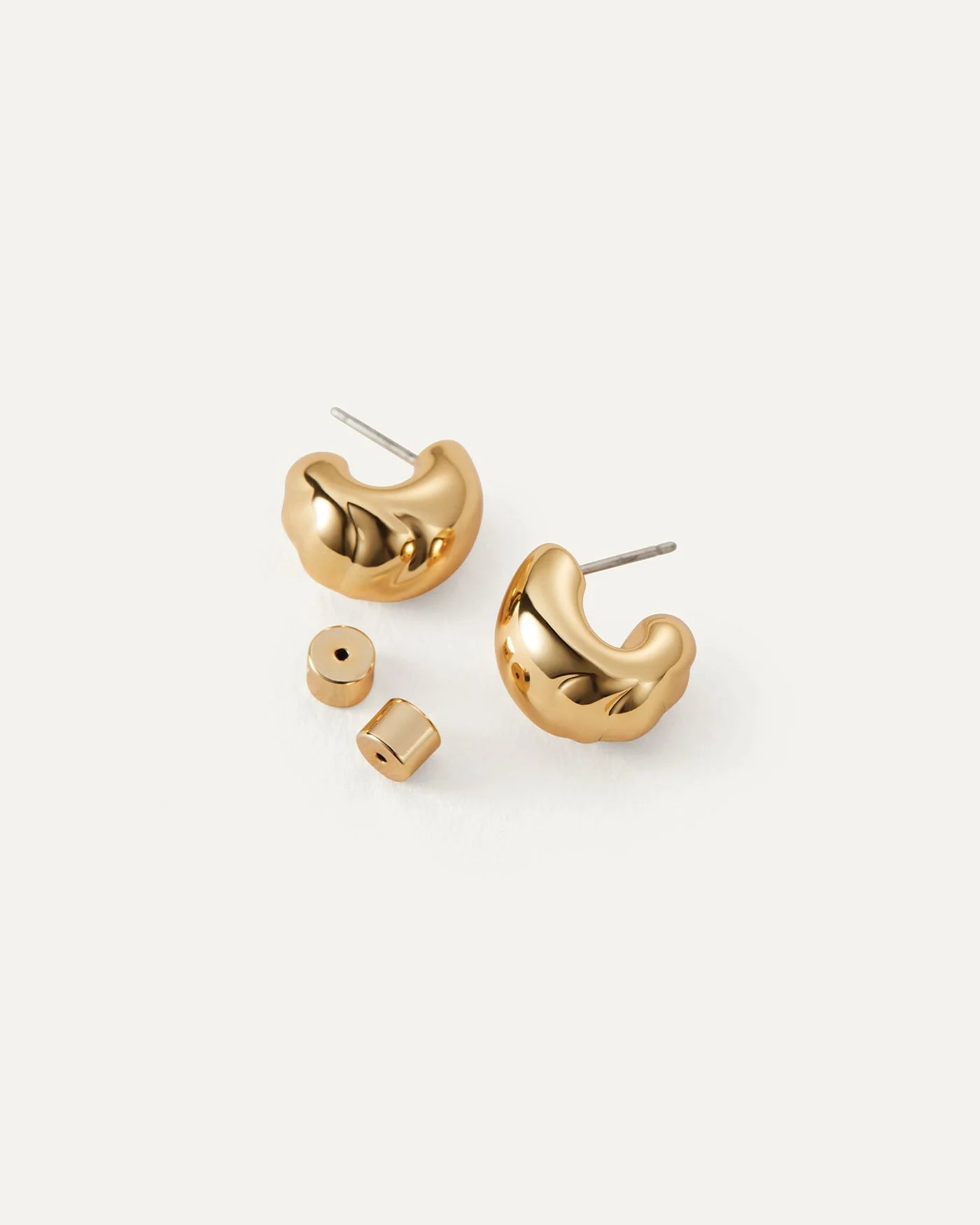 Jenny Bird Small Nelle Hoops - Gold