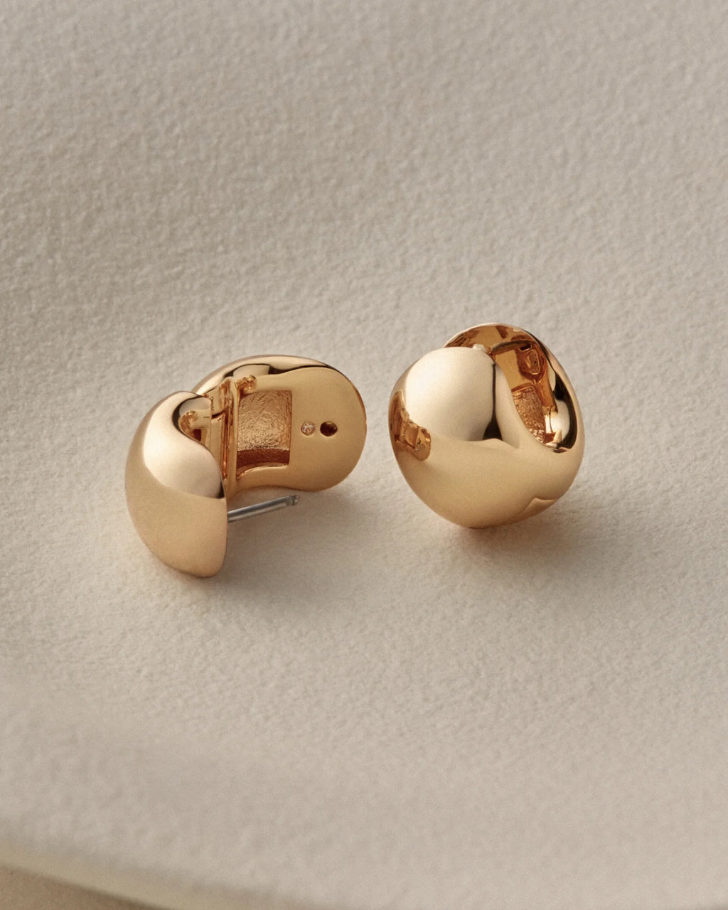 Jenny Bird Mini Gemma Hoops - Gold