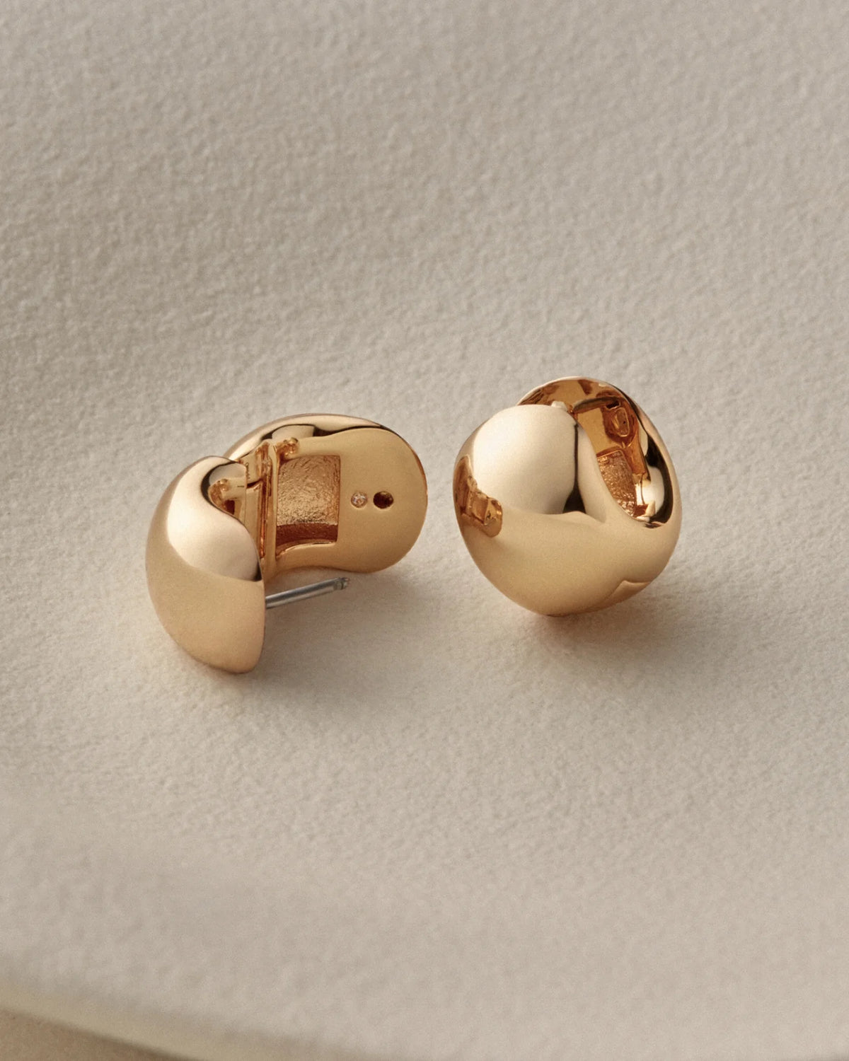 Jenny Bird Mini Gemma Hoops - Gold