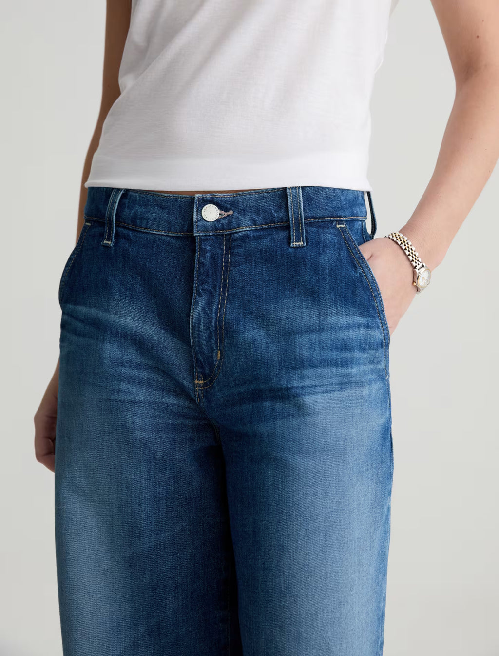AG Stella Ankle Jean Low Slung Palazzo -Owens Valley
