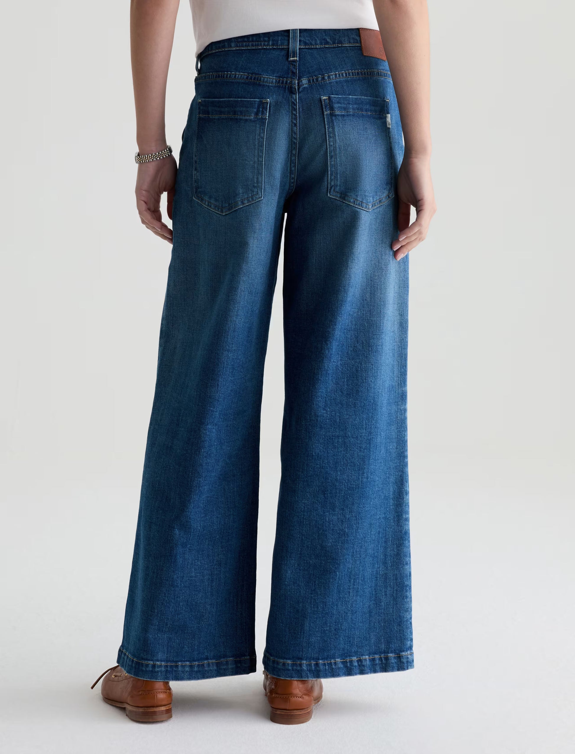 AG Stella Ankle Jean Low Slung Palazzo -Owens Valley