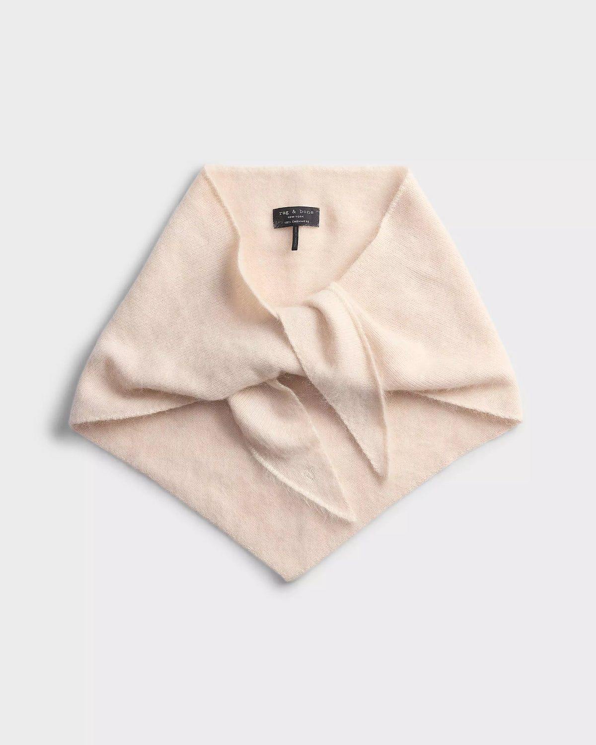 Rag & Bone Jada Brushed Cashmere Bandana Scarf - Pink