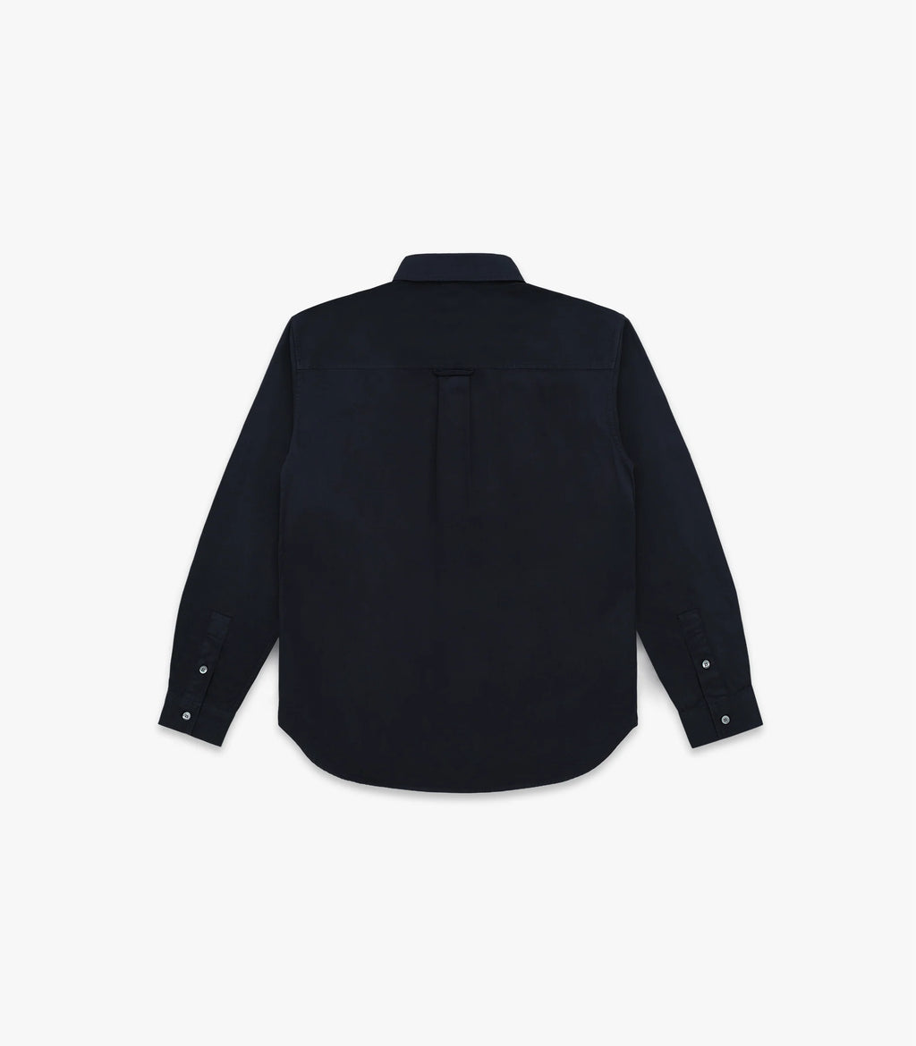 Knickerbocker Jones Twill Cotton Shirt - Midnight Navy