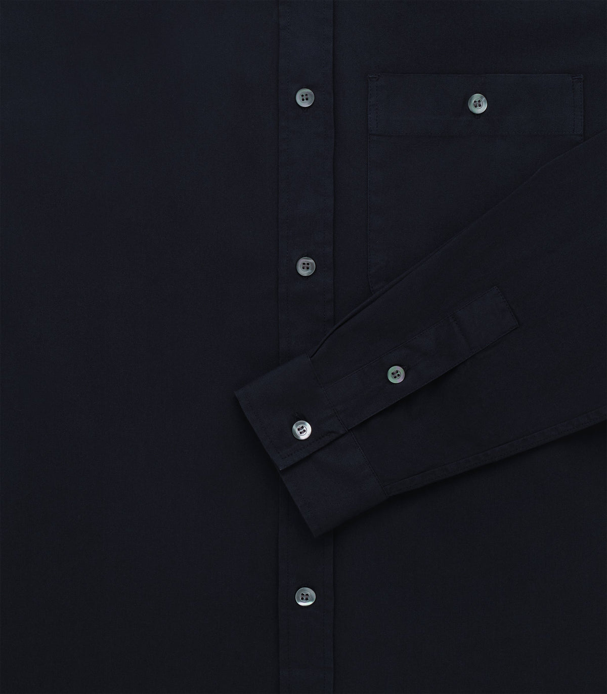Knickerbocker Jones Twill Cotton Shirt - Midnight Navy