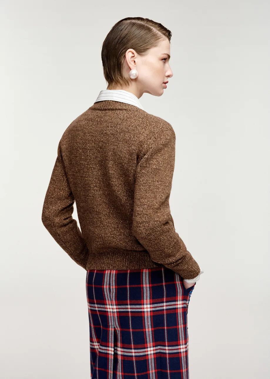 Essential Antwerp Korine Embroidered Sweater - Camel