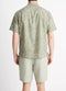 Vince Knotted Leaves Short-Sleeve Shirt