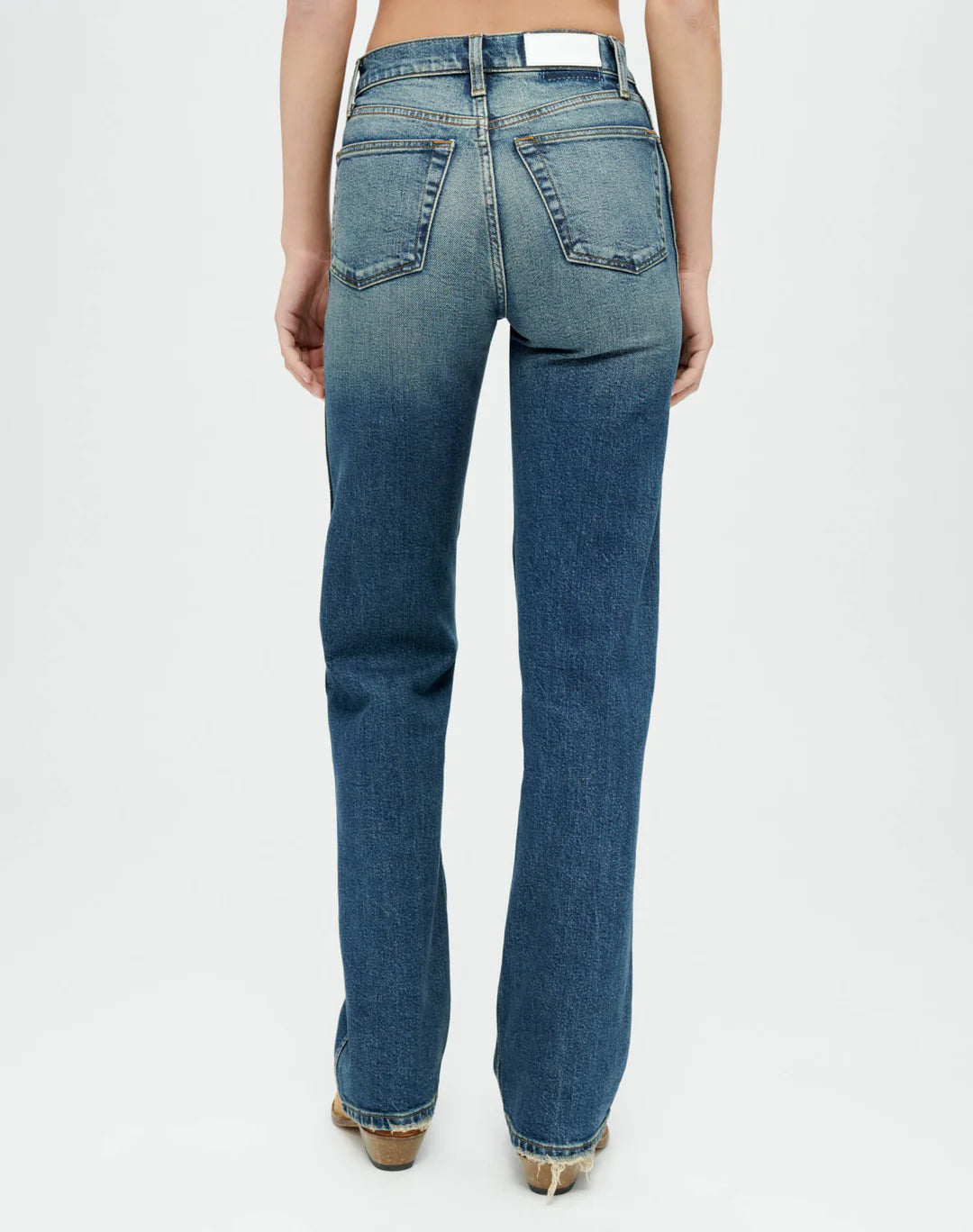 Re/Done Comfort Stretch High Rise Loose - Distressed