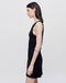 Re/Done Sporty Contrast Dress in Black