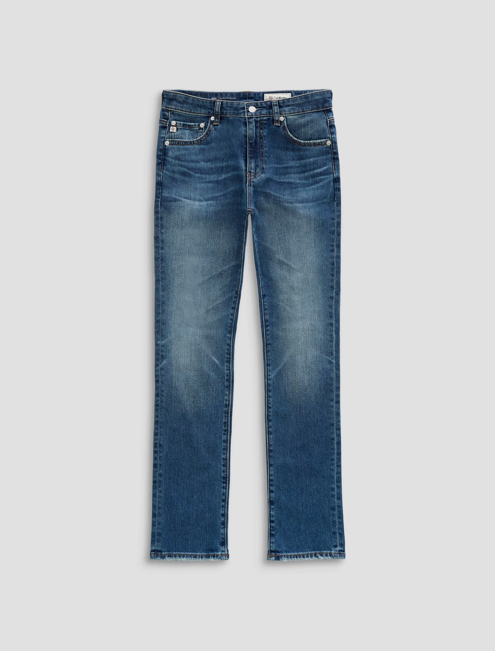 AG Mari Jean Mid-Rise Slim Straight - 15 Years Prague