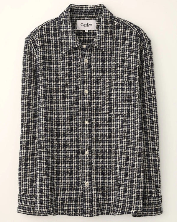 Corridor Reverse Tweed Snow Check - Blue