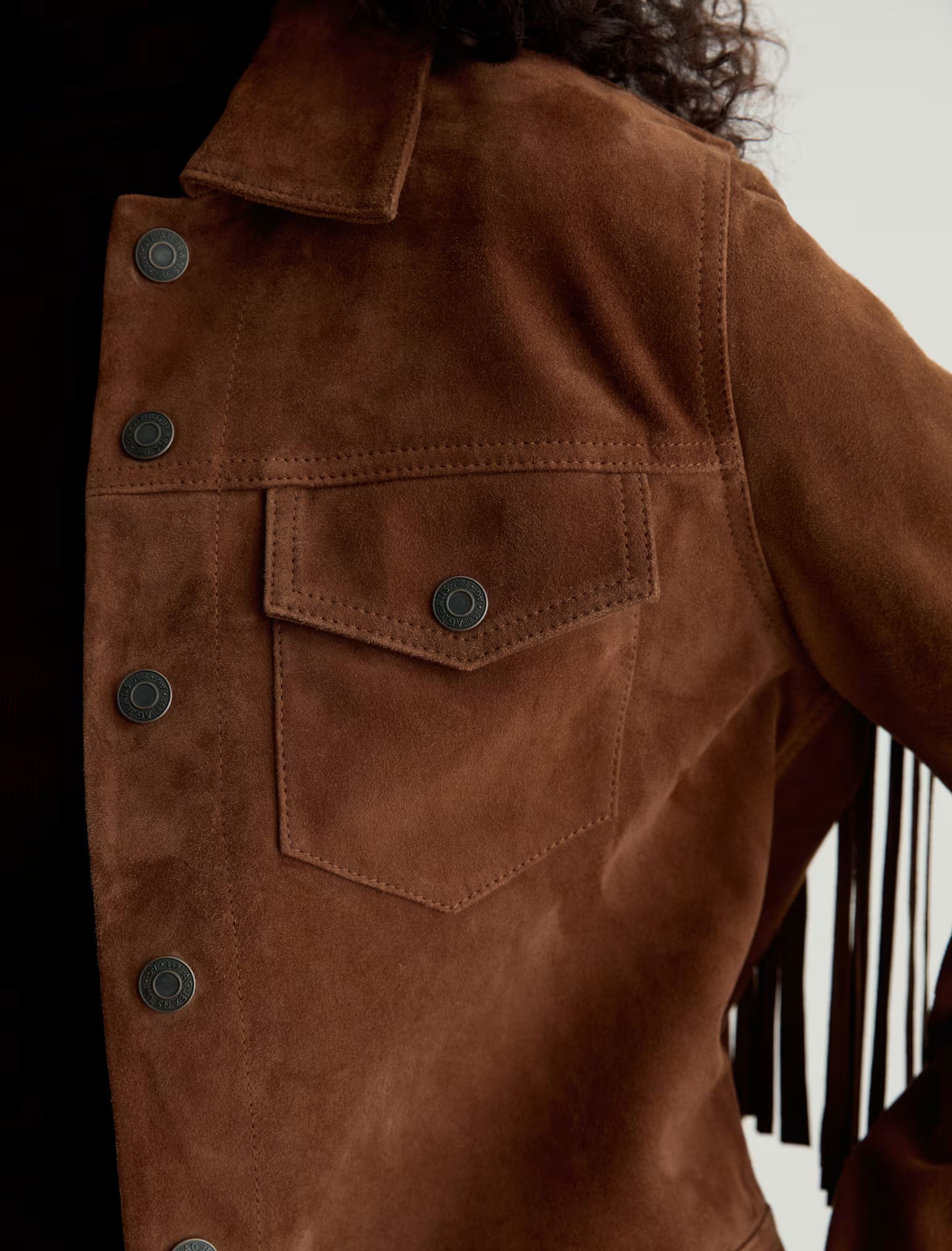 AG Molly Suede Jacket - Toffee