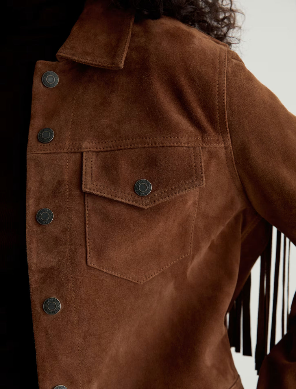 AG Molly Suede Jacket - Toffee