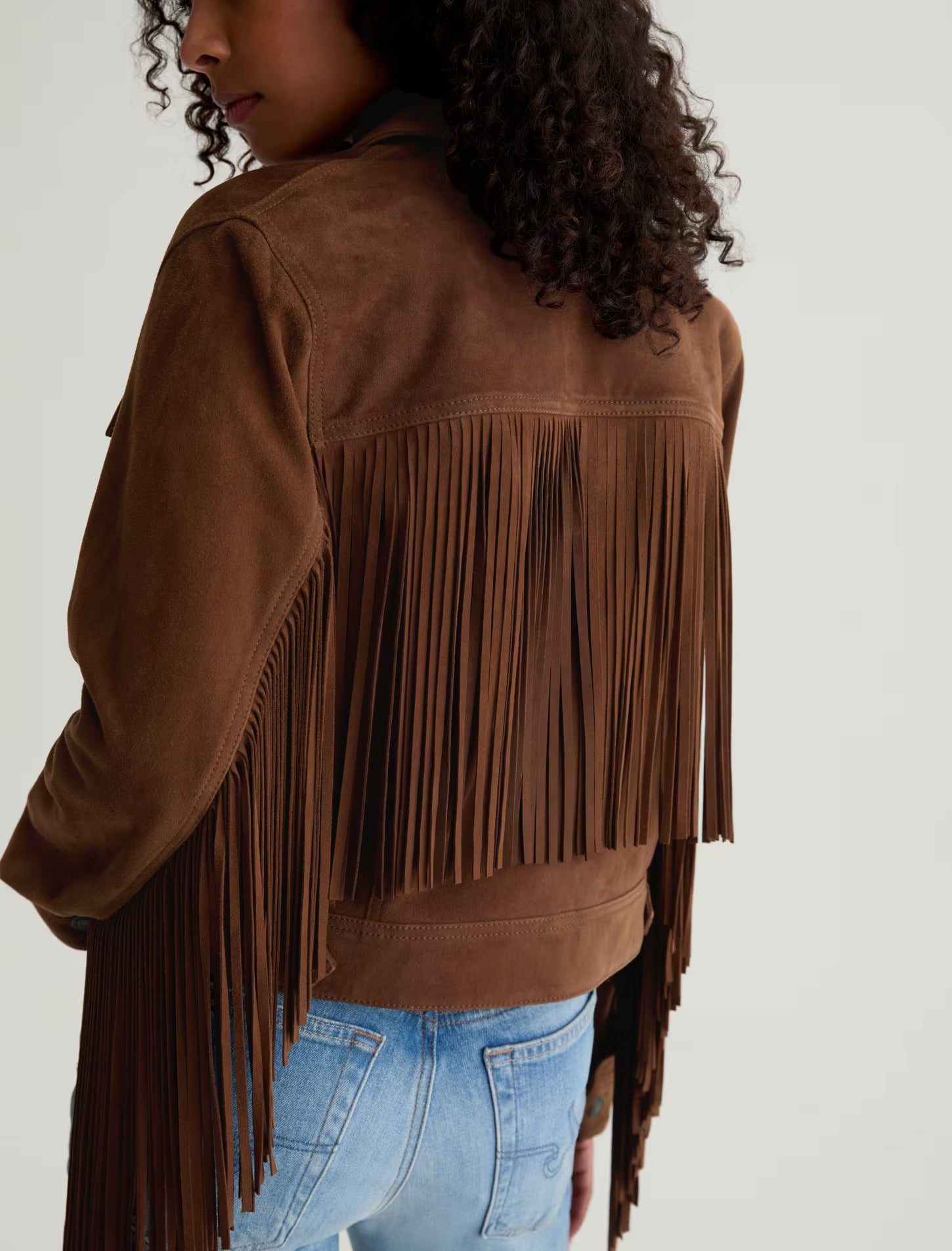 AG Molly Suede Jacket - Toffee