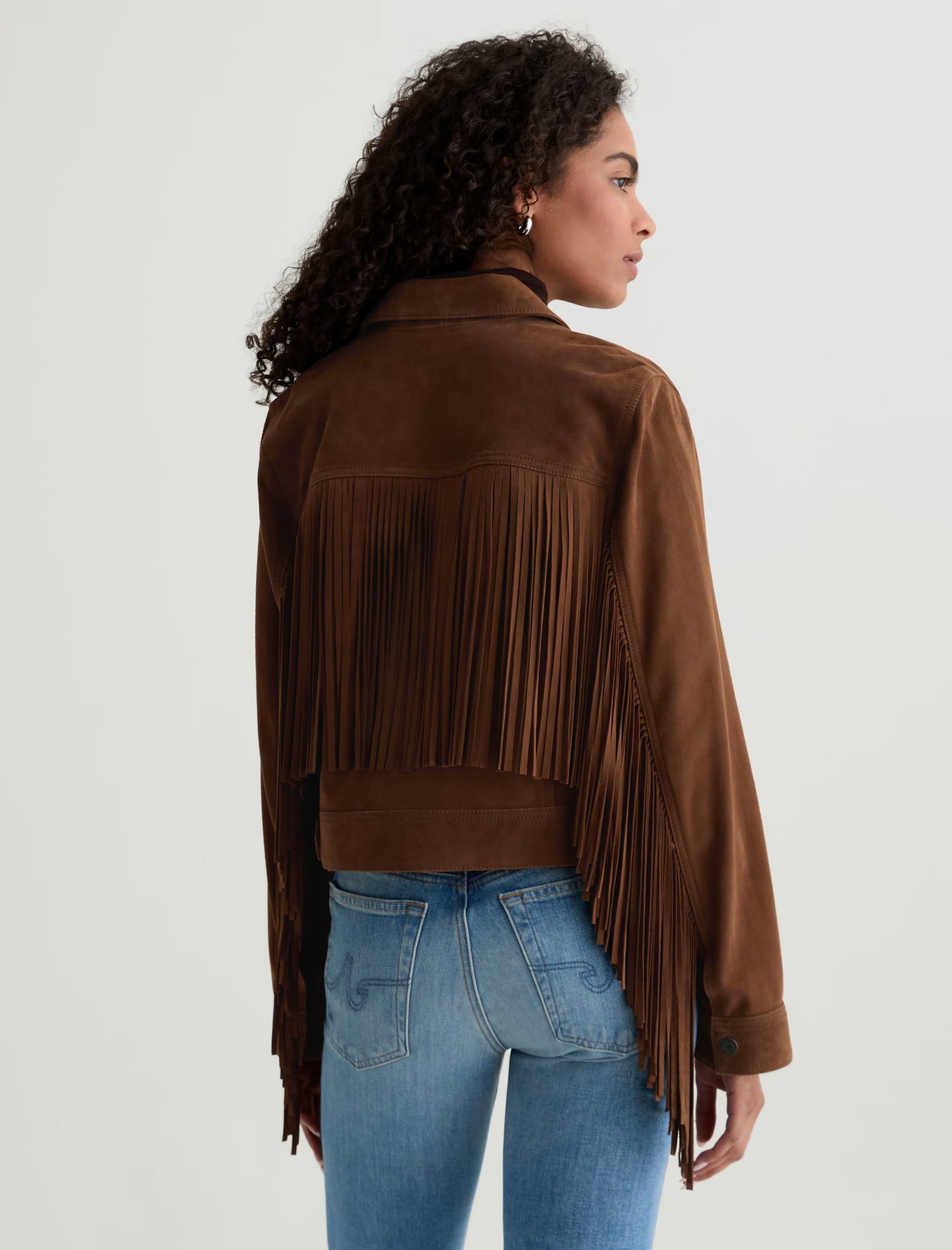 AG Molly Suede Jacket - Toffee