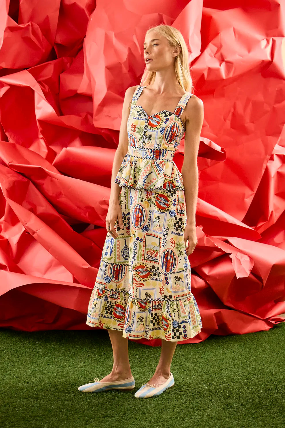 Hunter Bell Lacey Dress - Coastal Conversation