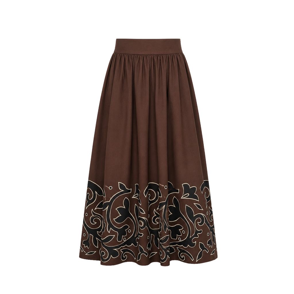 Carolina K Larissa Skirt - Autumn Vine