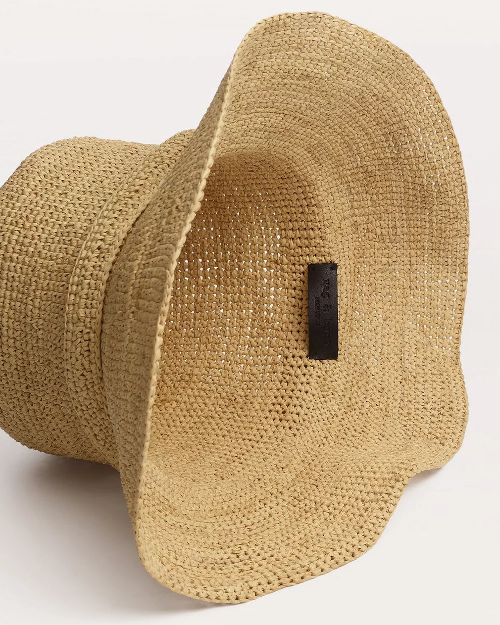 Rag & Bone Lela Rollable Bucket Hat- Natural