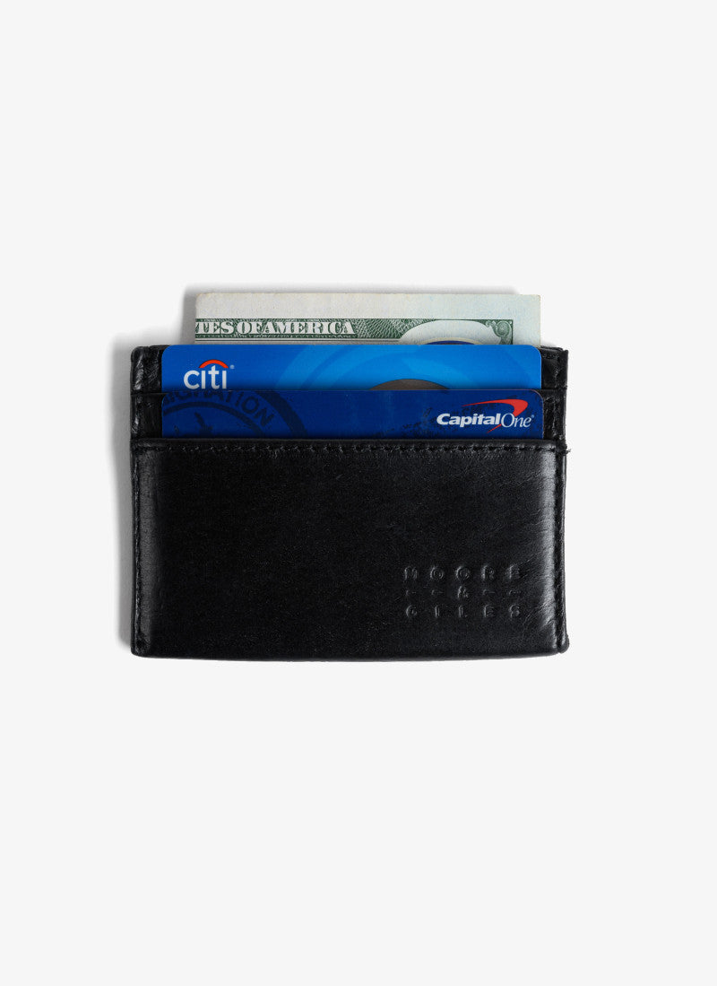 Moore & Giles License Wallet - Brompton Black