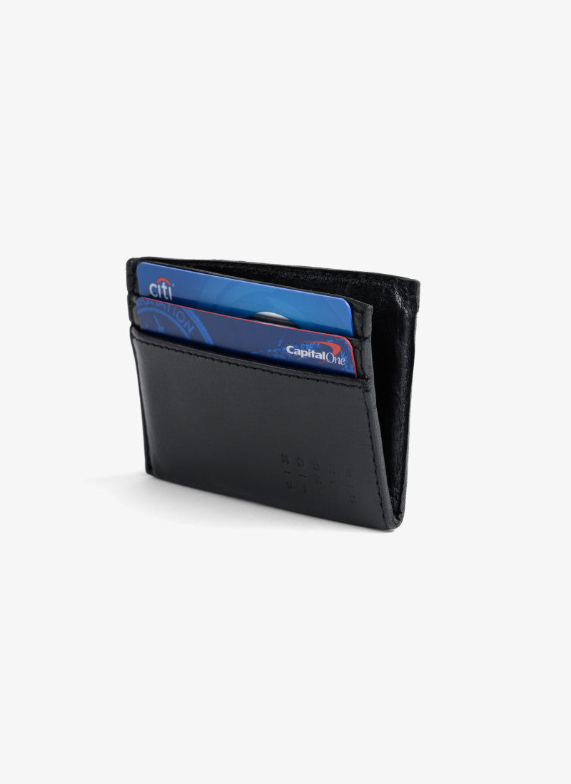 Moore & Giles License Wallet - Brompton Black