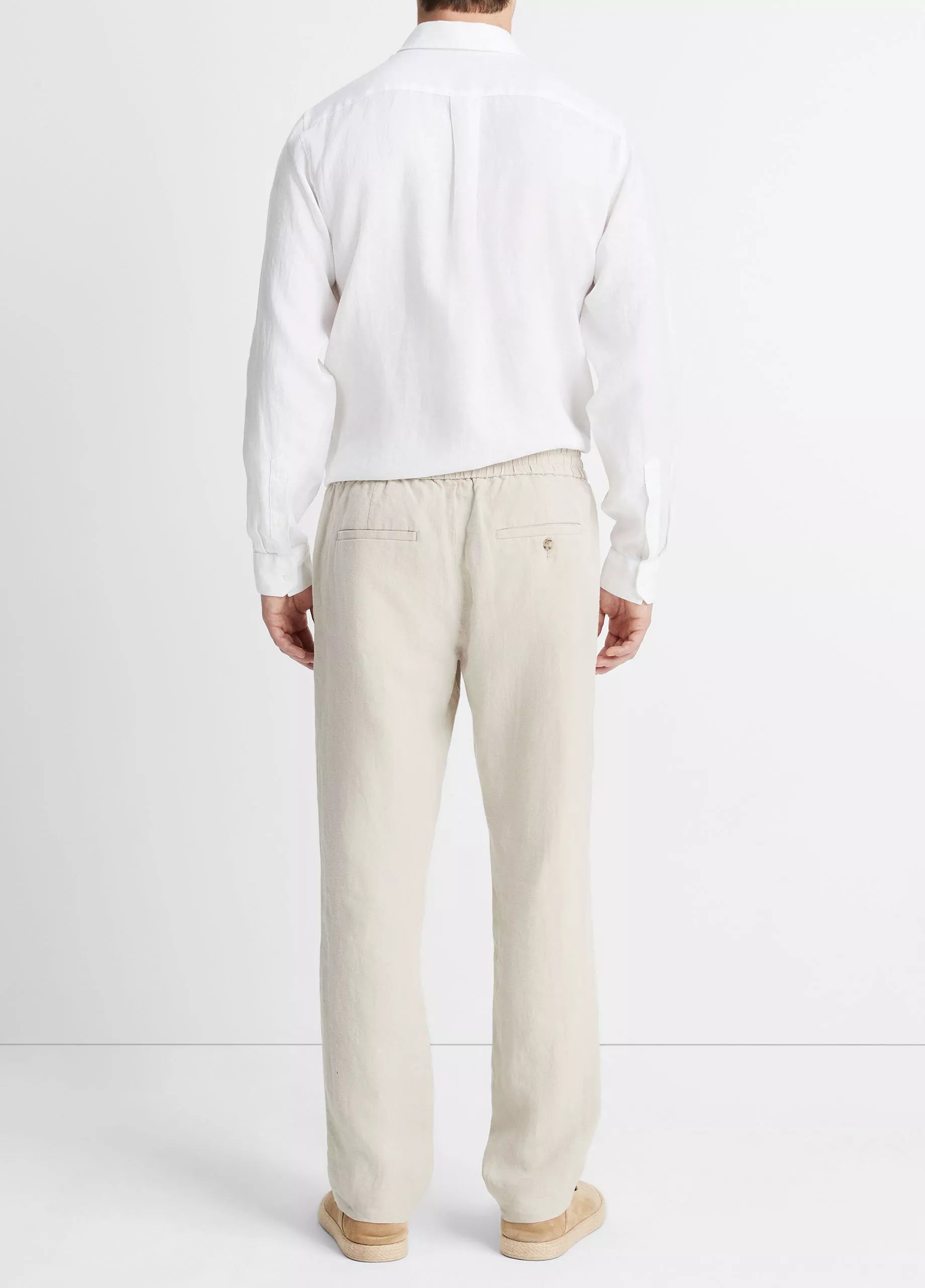 Vince Lightweight Hemp Pant - Pumice Rock