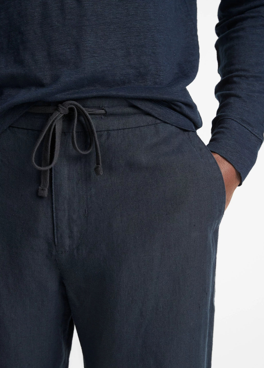 Vince Lightweight Hemp Pant  - Coastal Blue