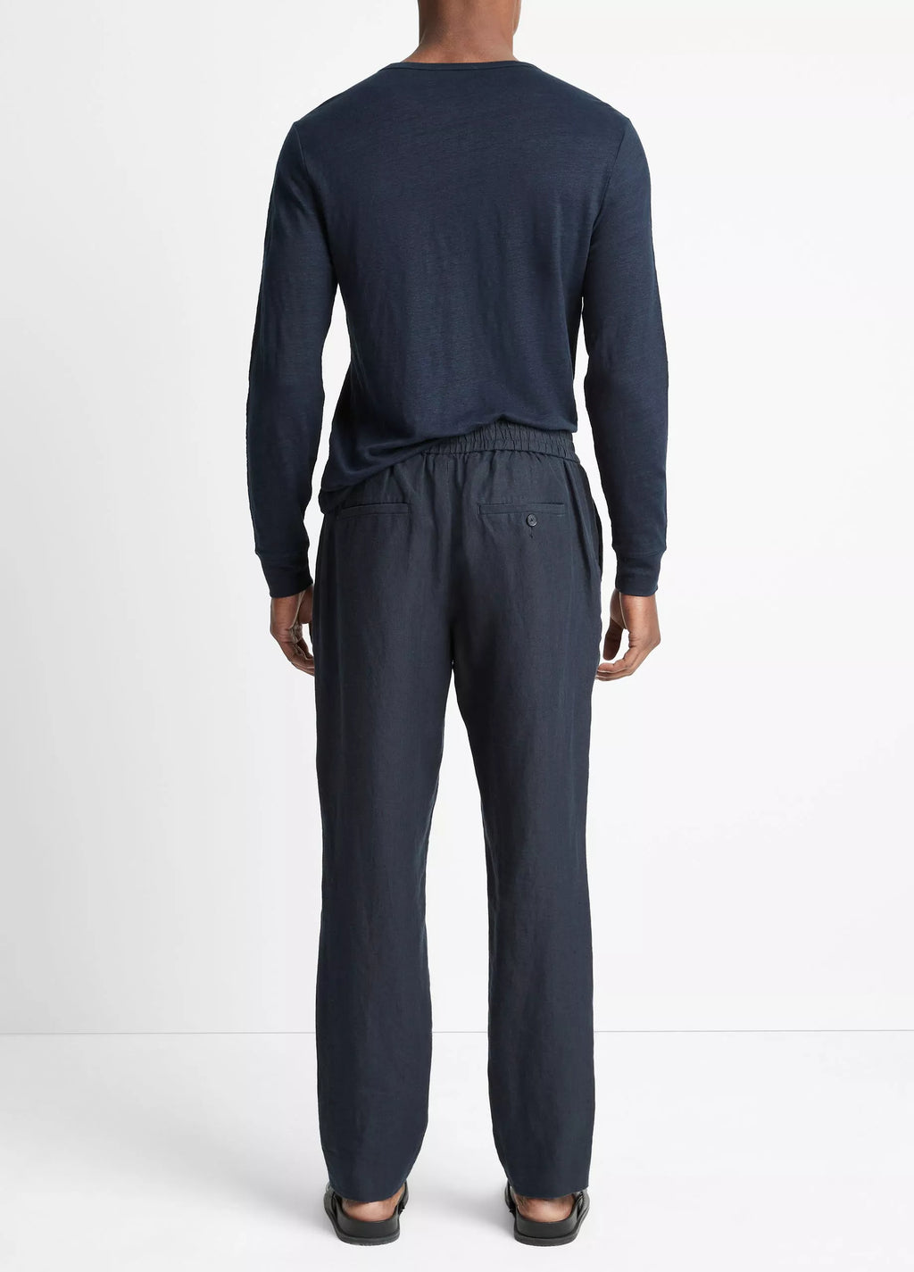 Vince Lightweight Hemp Pant  - Coastal Blue