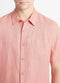 Vince Linen Short-Sleeve Shirt - Dusk